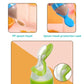 Silicone Squeezable Baby Food Feeder with Training Spoon.