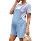 Hot Selling European American Maternity Overalls Solid Color Shoulder Strap Jumpsuit Shorts Adjustable Waist for Pregnant Women