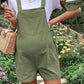 Hot Selling European American Maternity Overalls Solid Color Shoulder Strap Jumpsuit Shorts Adjustable Waist for Pregnant Women